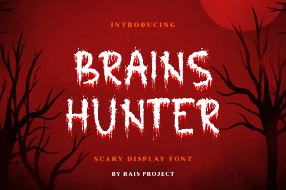 Brains Hunter: A Halloween Font That Stands Out