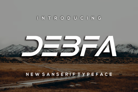 Debfa: A Bold and Stylish Display Font for Modern Design