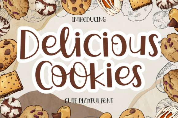Delicious Cookies: A Quirky Font for Creative Projects