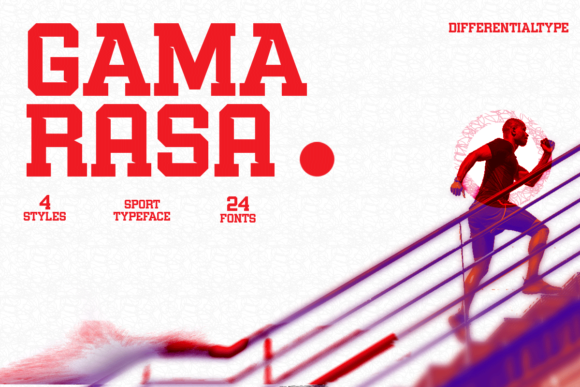 Gama Rasa: The Bold and Robotic Display Font for Creative Excellence