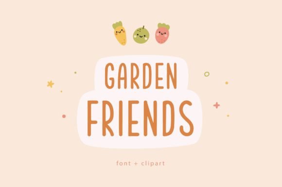 Garden Friends: A Playful Font for Creative Projects