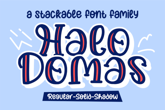 Halo Domas: A Versatile and Adorable Display Font for Creative Projects