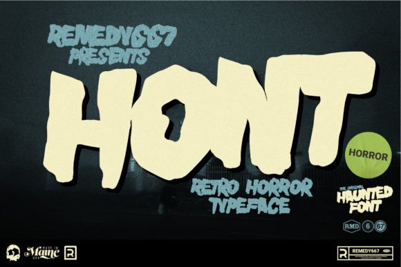 Hont: A Bold, Brushed Display Font for Creative Projects