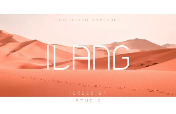 Ilang: A Minimalist Font for Modern Design
