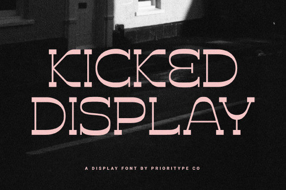 Kicked: A Vintage Font That Elevates Design