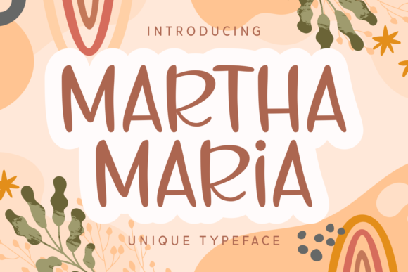 Martha Maria: A Modern Font for Creative Excellence
