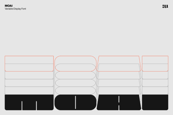 Moai: A Bold, Thick, and Stylish Display Font for Every Need