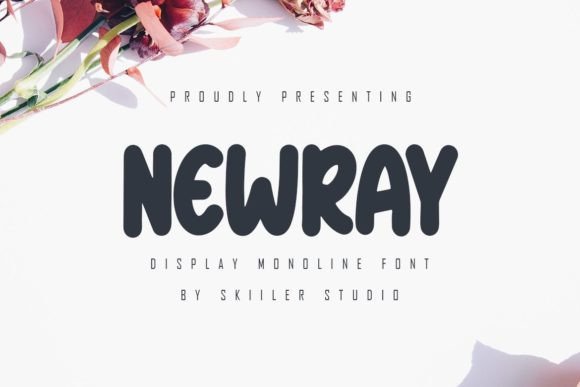 Newray: A Versatile Monoline Display Font for Elegant Design