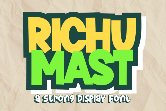 Richu Mast: A Playful Font for Creative Expression