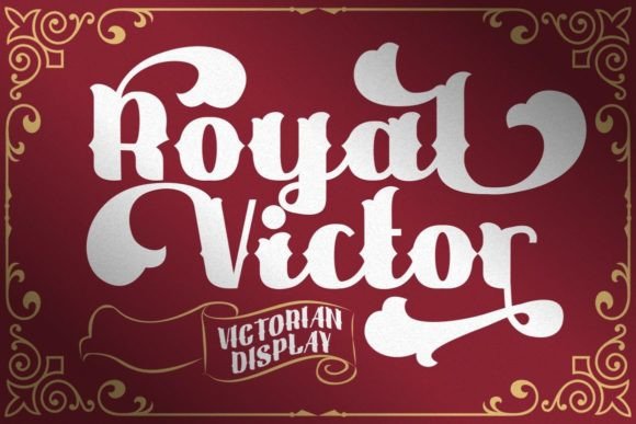 Royal Victor: A Bold, Vintage-Inspired Display Font
