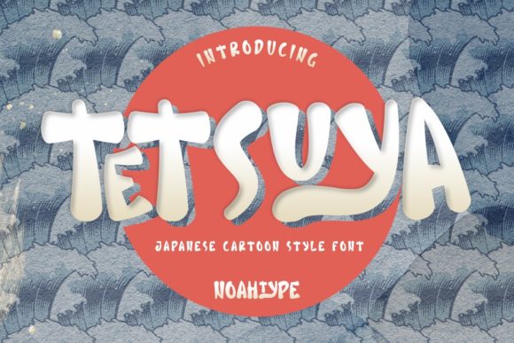 Tetsuya: A Bold, Retro-Styled Display Font for Impactful Design
