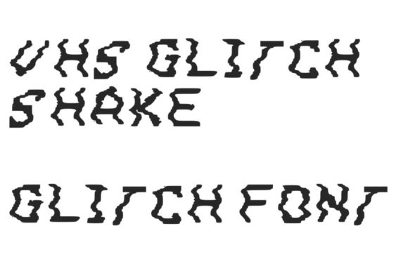 VHS Glitch 3 Shake: The Ultimate Glitch Font for Retro Rebels